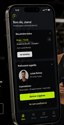 App Treinify para alunos